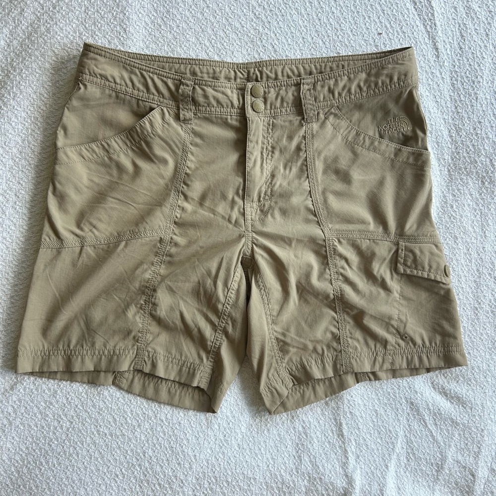 The North Face Tan Outdoor Cargo Shorts